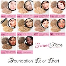 Details About 6 Pc Starter Kit Warm Mineral Makeup Set Bare Skin Matte Foundation Cover