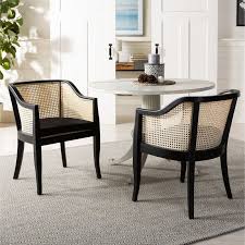 Cane Arm Chair In 2020 Cane Dining Chairs Black Dining Chairs Dining Chairs