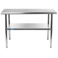 To quickly find the most ideal work table for the needs of your establishment, consider whether or not you need an undershelf, a backsplash, and specific sizing, including depth which is normally 24 or 30 but can also. Food Prep Table Wayfair