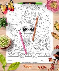 There is a whole variety of them too, so i am sure you will find just the one (or a dozen) for your needs and ages of kids. Halloween Coloring Pages Set Of 10 Printable Coloring Pages By Thaneeya Mcardle Thaneeya Com