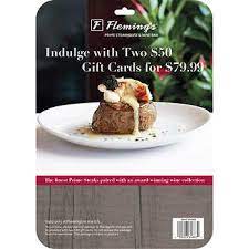 Your gift card number is located on the back of your card. Fleming S Prime Steakhouse Wine Bar Two 50 Gift Cards Costco