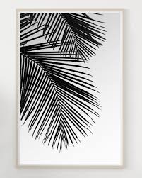 Black And White Palm Tree Art Black And White Palm Leaf Print Tropical Palm Tree Fine Art Etsy Tree Artwork Tree Silhouette Tattoo Nature Art Painting