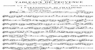 Venta de partituras pdf y midi para tus clases de música y todos los instrumentos en nuestra tienda online. Tableaux De Provence Alto Sax Sheet Music Pdf