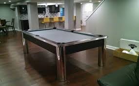 Imperial International Billiards Spectrum Installation In Time For Super Bowl Party Pool Table Felt Colors Pool Table Felt Pool Table