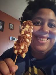 Today I made korean corn dogs im so happy