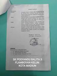 Maybe you would like to learn more about one of these? Posyandu Balita 3 Flamboyan Kelun Kota Madiun Merupakan Taman Posyandu Yang Didalamnya Terdapat 3 Layanan Yaitu Posyandu Balita Paud Dan Bkb Berikut Adalah Sk Posyandu Balita 3 Flamboyan Kelun Kota Madiun