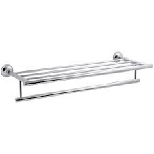 Bathroom shelves with swivel towel bar and 5 towel hook design, our bathroom shelf unit not only adds valuable. Towel Racks Bathroom Hardware The Home Depot