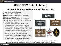 United States Special Operations Command Ussocom Ppt