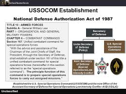 United States Special Operations Command Ussocom Ppt