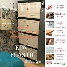 Kamu bisa membuat almari gantung berbentuk love yang bisa kamu kreasikan. Kiwi Brand Diy Plastic Storage Cabinet Storage Cabinet Almari Serbaguna Almari Baju 4 Tiers Shopee Malaysia