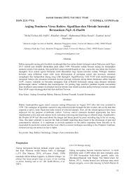 Bukan hanya itu saja, pengunjung rutan dumai juga wajib untuk mencuci tangan dengan hand sanitizer, yang dibantu oleh petugas rutan. Pdf Anjing Pembawa Virus Rabies Signifikan Dan Metode Interaksi Berasaskan Al Hadith