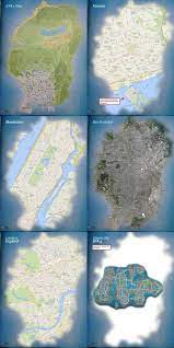 Gta 5 S Los Santos Vs Actual City Sizes Ign Gta Star Wars Empire Map