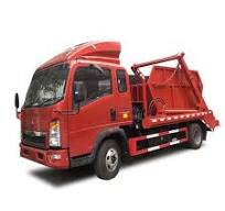 Sinotruk HOWO 4X2 Swing Arm Skip Loader Refuse Collector ...