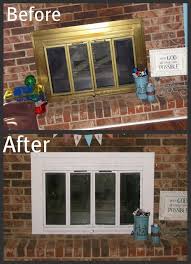 Can you paint brass fireplace doors. Painting Gold Fireplace Trim Novocom Top