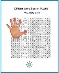 Hard large print free printable word searches. Difficult Word Search Puzzles For True Word Puzzle Fans