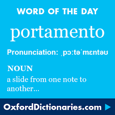 Portamento Definition Of Portamento In English From The Oxford Dictionary Unique Words Definitions Word Of The Day Words