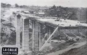 Construccion Del Puente Del Incienso En Pleno Proceso 1973 Guatemala City City Photo