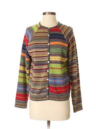 details about susan bristol women green cardigan sm