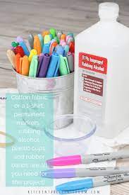Permanent Marker Color Bursts On Fabric The Kitchen Table Classroom