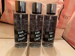 Authentic Victoria Secret Victoria S Secret Dim All The Lights Perfume Mists 3 Bottles Body Spray Brand New Full Sized An Victoria Secret Body Spray Perfume