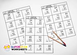 Regrouping, sometimes called borrowing or carrying, is an important skill for children to master. Double Digit Subtraction Superstar Worksheets