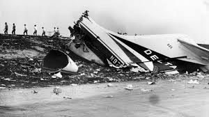 OTD in 1973, Delta Air Lines Flight 723 (N975NE) a DC-9-31 hits a seawall  and crashes while attempting to land at Logan International Airport in low  clouds and fog. 88 out of