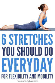 6 Stretches You Should Do Everyday For Flexibility And Mobility Flexibility Workout Daily Stretching Routine Improve Flexibility