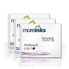 Sorry, this product is no longer available. 12 Moreinks Compatible Printer Ink Cartridges To Replace Epson T0715 Cyan Magenta Yellow Black For Use