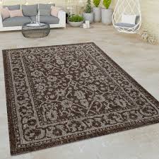 Der teppich wurde nicht lange. Outdoor Flachgewebe Teppich Modern Bordure Orient Design Ornamente Braun In Area Rugs Home Garden