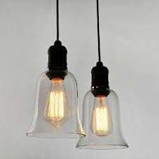 Buyee Modern Industrial Glass Loft Pendant Lamp Retro Ceiling Light Vintage Lamp Amazon Co Uk Lighting