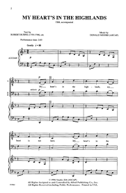Arvo Part My Heart S In The Highlands Sheet Music Sheet Music My Heart S In The Highlands Choral