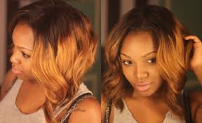 Weaves are a great way to switch up your everyday look and take a break from daily styling. Blonde Weave Hairstyle Ombre Bob Weave Women Hairstyle Trendy