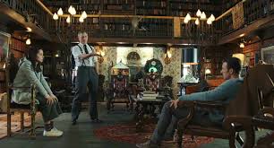 You might also like this movie. Mystery Solved Harlan Thrombey S Mansion In Knives Out Hooked On Houses