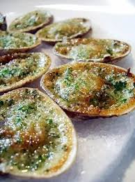 Palourdes Farcies Au Beurre D Escargots Recette Palourdes Farcies Palourde Recette Recettes De Cuisine