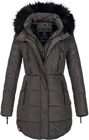 Marikoo Warme Damen Winter Jacke Winterjacke Parka Stepp Mantel Lang B401 Xs Anthrazit Amazon De Bekleidung Winter Coat Outfits Winter Jackets Winter Wear