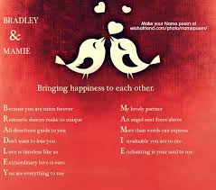 Acrostic Name Poem For Couple Acrostic Simple Poems You Are My Forever