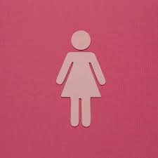 Pink Bathroom Sign Girl Lady Woman Leather Applique Art Etsy Applique Art Card Art Pink Bathroom