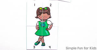 Make free and printable crossword puzzles by using templates that are available online and on your computer. St Patrick S Day 4 Piece Number Puzzles Simple Fun For Kids