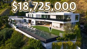 Below are 28 best pictures collection of mediterranean mansions photo in high resolution. Inside A 18 725 000 Beverly Hills Modern Mansion With City Views Youtube