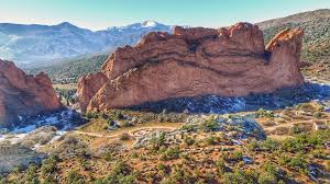 See full list on distancecalculator.globefeed.com Garden Of The Gods Beautiful City Park Here In Colorado Springs Pikes Peak In The Far Background Too Dji