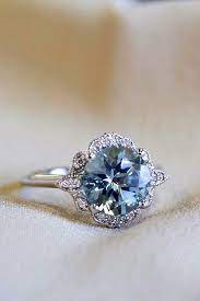 27 Aquamarine Engagement Rings For Romantic Girls Aquamarine Engagement Ring Unique Vintage Engagement Rings Unique Engagement Rings