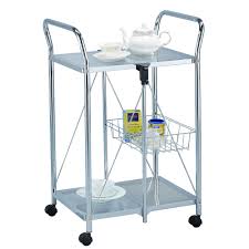 Un set davvero pratico e moderno, composto da 6 sedie pieghevoli con carrello (anch'esso pieghevole). Carrello Portavivande Pieghevole In Acciaio Con Ruote 58x44xh90 Cm Colore Ripiano Cromato Archimede System Stilcasa Net Carrelli Da Portata