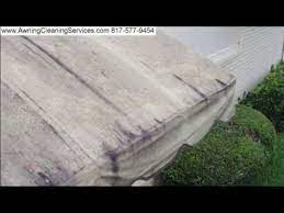 Cleaning A Canvas Awning 13 Years Old Dallas Fort Worth Tx 817 577 9454 Canvas Awnings House Awnings Fabric Awning
