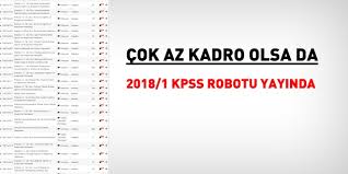 Geleceği planla tercih robotu ile son 3 yılı kapsayan, başarı sırası, puanlar, ücretler dahil tüm ünv. 2018 1 Kpss Robotu Yayinda Memurlar Net