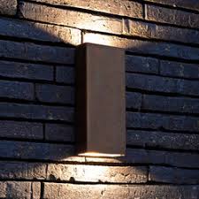 Simply Pillar Up Down Wall Medium Brass Led Architonic