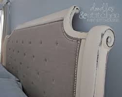 I Was Going To Get Rid Of This Bed Last Week I Ve Never Liked It I Was Going To Sell It And Then Build M Upholstered Sleigh Bed Tufted Bed Sleigh