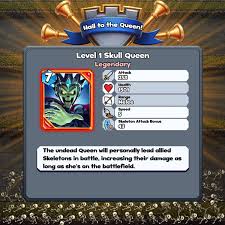 From the lovely dryad to the tremendous dragon . Castle Crush Skull Queen Is Here Check It Out The Facebook