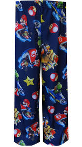 Nintendo Super Mario Brothers Mariokart 8 Pajama Pants Pajama Pants Super Mario Brothers Pants