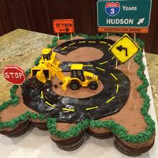 Car Birthday Cake Images For 3 Year Old Boy Construction Themed Pull Apart Cupcake Cake For 3 Year Old Birthday Cupcakes Boy Construction Cake Pull Apart Cupcake Cake
