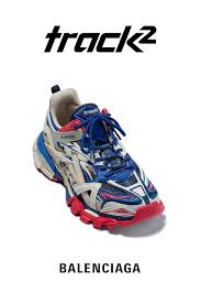Balenciaga Track Sneakers Black And Green Balenciaga S All New Track 2 Sneaker Is Available Now Sneakers Men Fashion Balenciaga Shoes Mens Sneakers Men